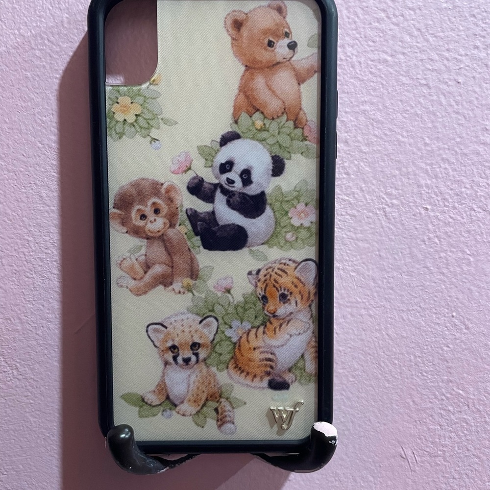 wildflower xr iphone case in “safari animals”